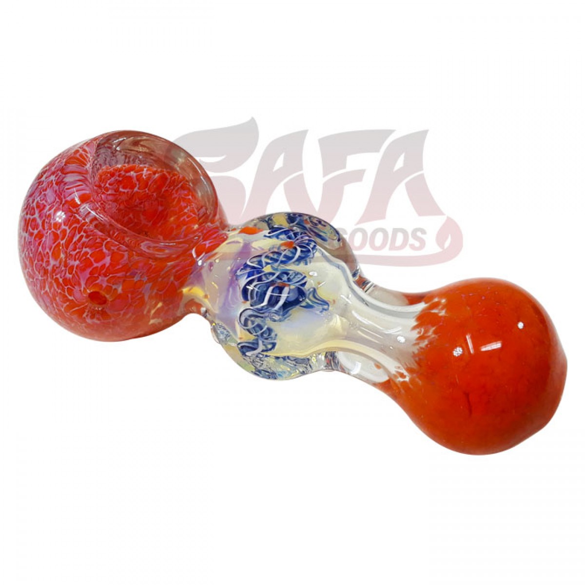 3 Inch Glass Hand Pipes - Fume/Cane